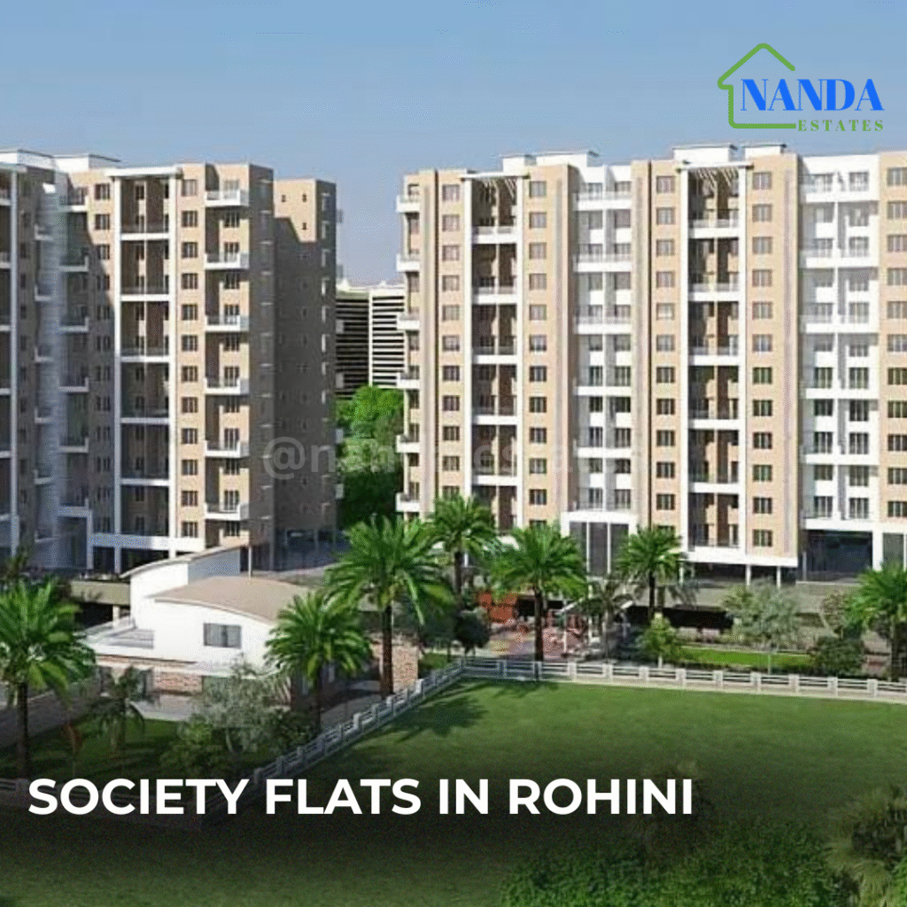 society flats in rohini